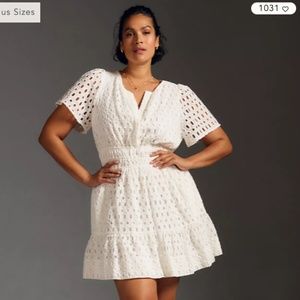 The Somerset Eyelet Mini Dress